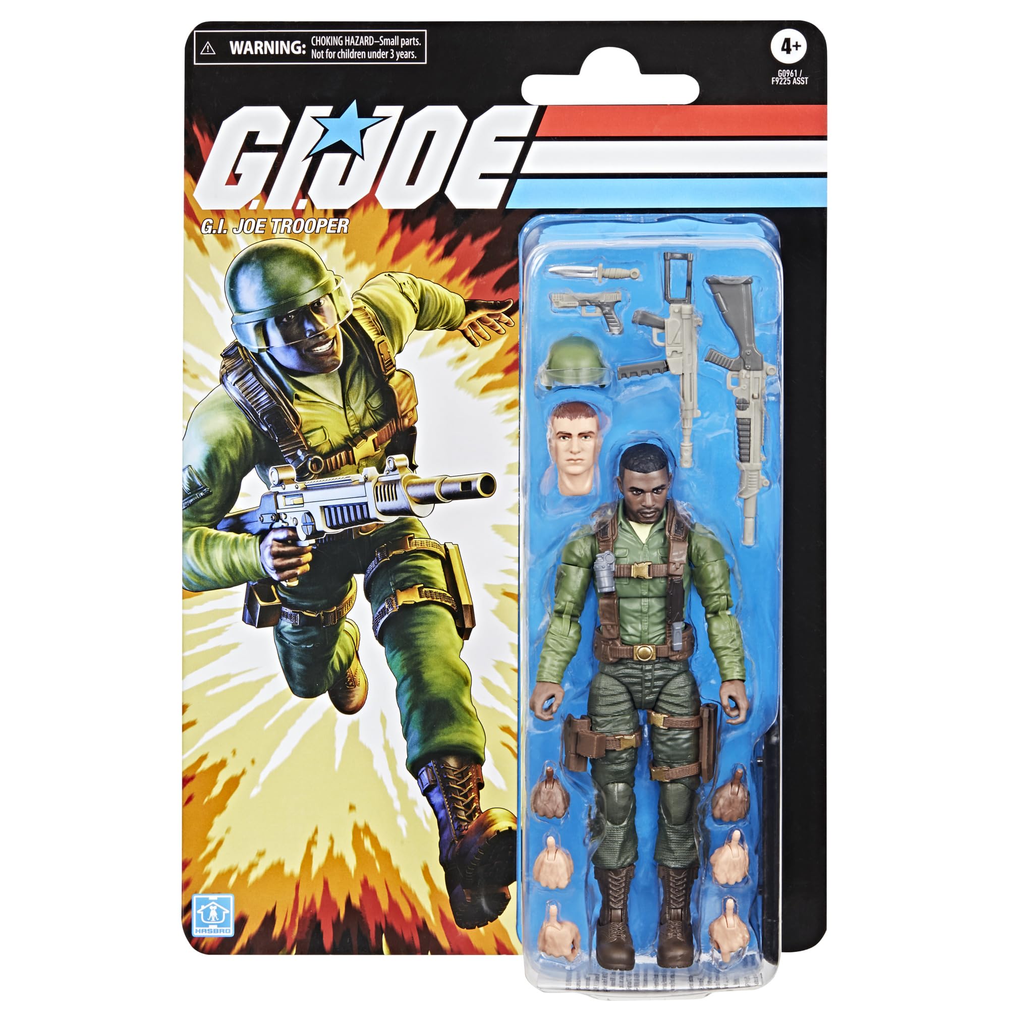 GI ジョー G.I. Joe Classified Series Retro Cardback, G.I. Joe Trooper